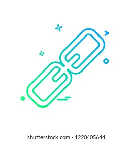 Web link icon design vector