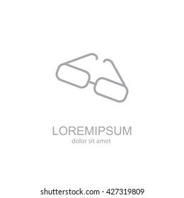 Web lint icon. Glasses