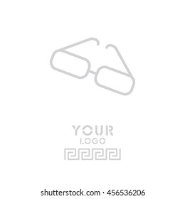 Web lint icon. Glasses