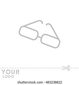 Web lint icon. Glasses