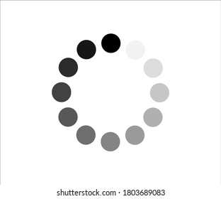 web loading icon-vector illustration, black color loading icon 