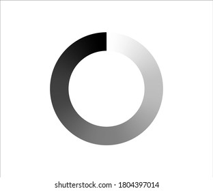 Web Loading Iconvector Illustration Black Color Stock Vector (Royalty ...