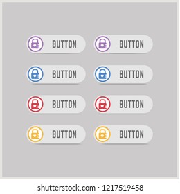Web Lock Icon - Free vector icon