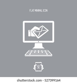 Web mail service icon