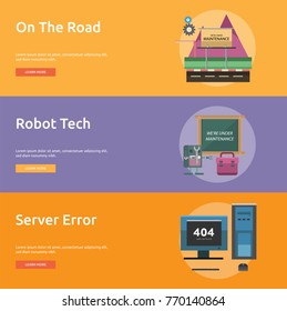 Web Maintenance Banner Design