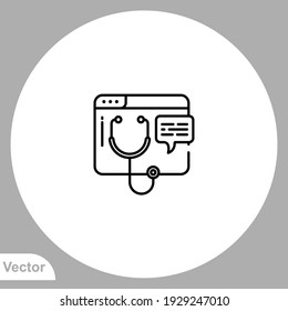 Vector de signo de icono de mantenimiento web,Símbolo, ilustración de logotipo para web y móvil