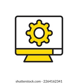 Web Maintence Icon Vector Illustration
