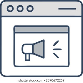  web marketing icon, isolated retail outline icon in light grey background, perfect for website, blog, logo, graphic design, social media, UI, mobile app. EPS 10. vector illustration on a white 