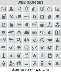 Web and media icon set,vector