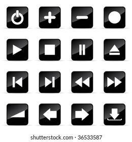 Web and media vector icon (Set 11)