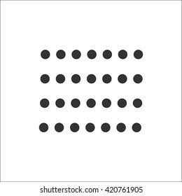 web menu icon. concept web buttons. vector illustration. Flat design style