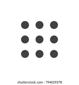 web menu icon vector, filled flat sign, solid pictogram isolated on white. Apps symbol, logo illustration.