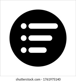 web menu icon. vector illustration on white background