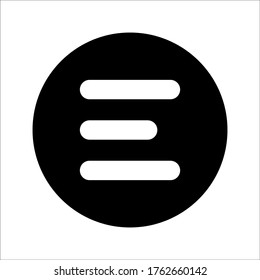 web menu icon. vector illustration on white background