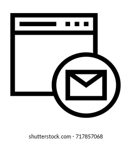 Web message icon