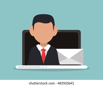 web messaging through computer image