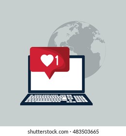 web messaging through computer image