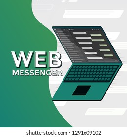 Web Messenger UI Design