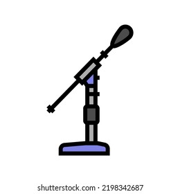 web mic microphone color icon vector. web mic microphone sign. isolated symbol illustration