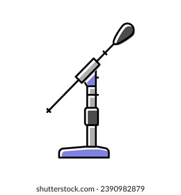web mic microphone color icon vector. web mic microphone sign. isolated symbol illustration