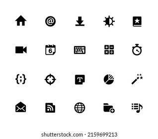 Web and Mobile Icon Set 4 - 32px Solid