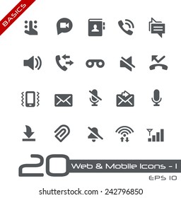 Web & Mobile Icons - 1 // Basics