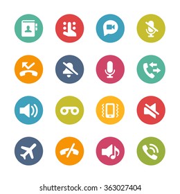 Web and Mobile Icons 1 // Fresh Colors Series ++ Icons and buttons in different layers, easy to change colors ++