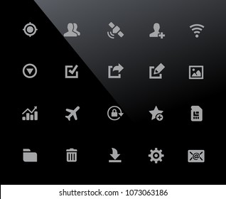 Web & Mobile Icons 2 of 32px Series - Vector icons adjusted to work in a 32 pixel grid.