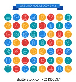 web and mobile icons