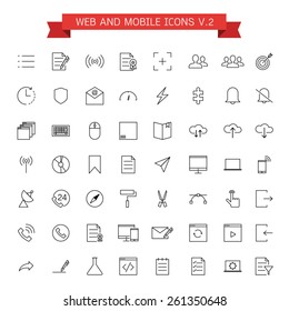 web and mobile icons