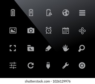 Web & Mobile Icons 3 // 32px Series - Vector icons adjusted to work in a 32 pixel grid.