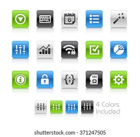 Web and Mobile Icons 4 / The file Includes 4 color versions in different layers.