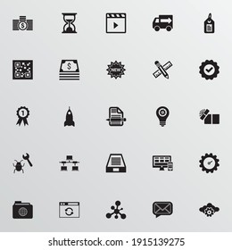 Web and mobile icons collection.Can be used for web, print and mobile