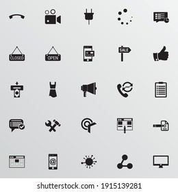 Web and mobile icons collection.Can be used for web, print and mobile