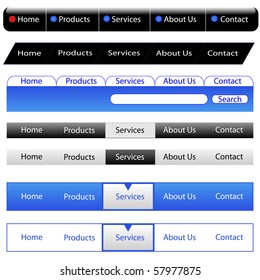 Web Navigation Bars