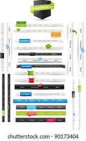Web navigation menus
