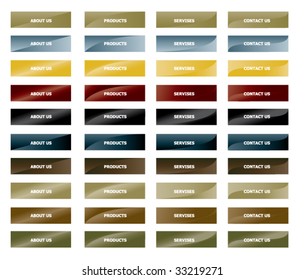 Web navigation templates