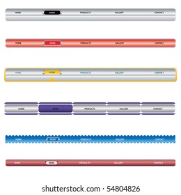 web navigation templates