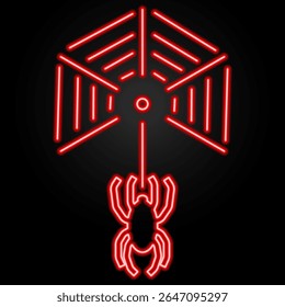 web neon sign, modern glowing banner design, colorful modern design trend on black background. Vector illustration.