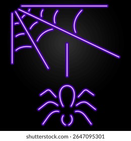 web neon sign, modern glowing banner design, colorful modern design trend on black background. Vector illustration.