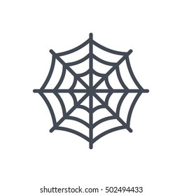 Web Net Halloween Oultined Icon