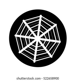 Web net spiderweb icon illustration design