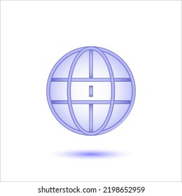 Web network 3d icons. 3d vector social media concept for site, wi-fi network sign.