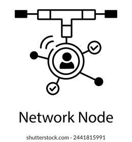 Web and Network Services Linear Icons