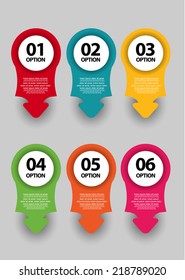 web number option banner set