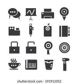 web and office icons