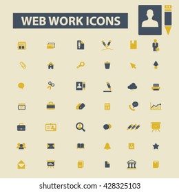 iconos de la oficina web
