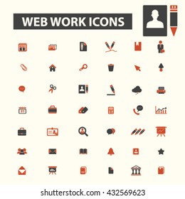 iconos de la oficina web
