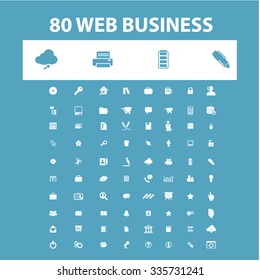 web office, supplies, freelance icons, signs vector concept set for infographics, mobile, website, application
