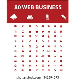 web office, supplies, freelance icons, signs vector concept set for infographics, mobile, website, application
